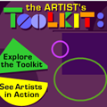 Art tool kit icon