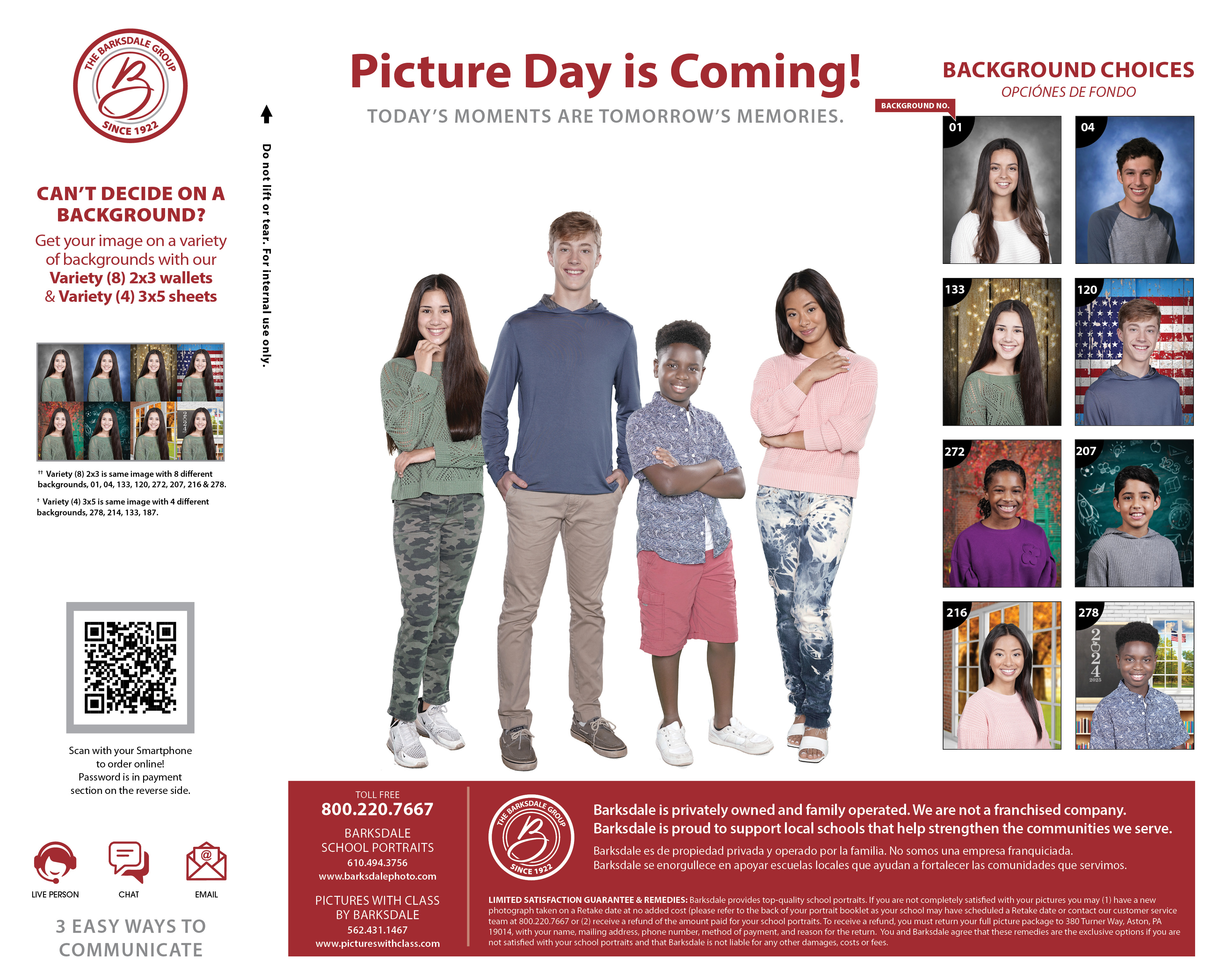 Picture Retake Day Flyer Page 1